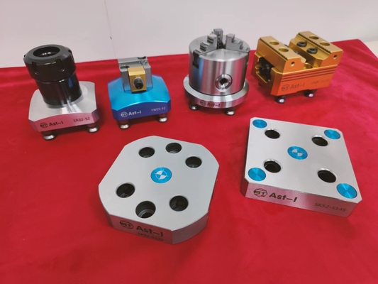 Dispositivo di cambio rapido CNC preciso pneumatico per lavorazione CNC a 5 assi