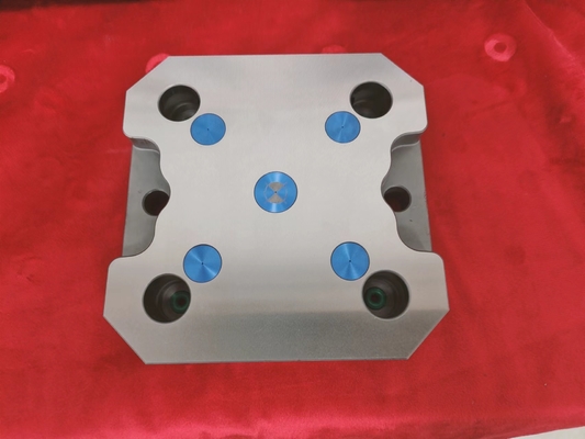Morsetto da tavolo rettangolare CNC da 96 mm con bloccaggio a punto zero manuale per impieghi gravosi