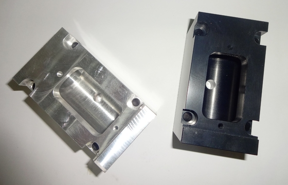 Parti di alluminio CNC personalizzate per durezza Parti di fresatura CNC anodizzate da 120 mm