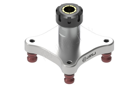 Dispositivo di bloccaggio manuale preciso Dispositivo per macchina CNC a 5 assi Alluminio super duro