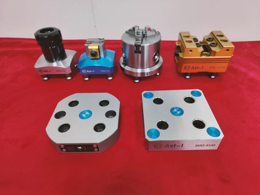 Morsa per fresatura manuale a 3/5 assi Mascelle in alluminio Coppia massima di 75 Nm