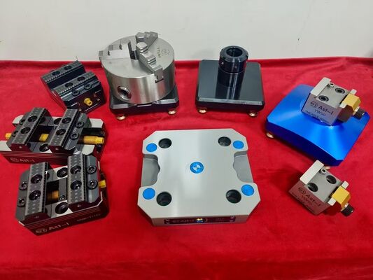 Fabbricazione in acciaio indurito con forza di blocco di 18KN per la lavorazione CNC a 3/4/5 assi